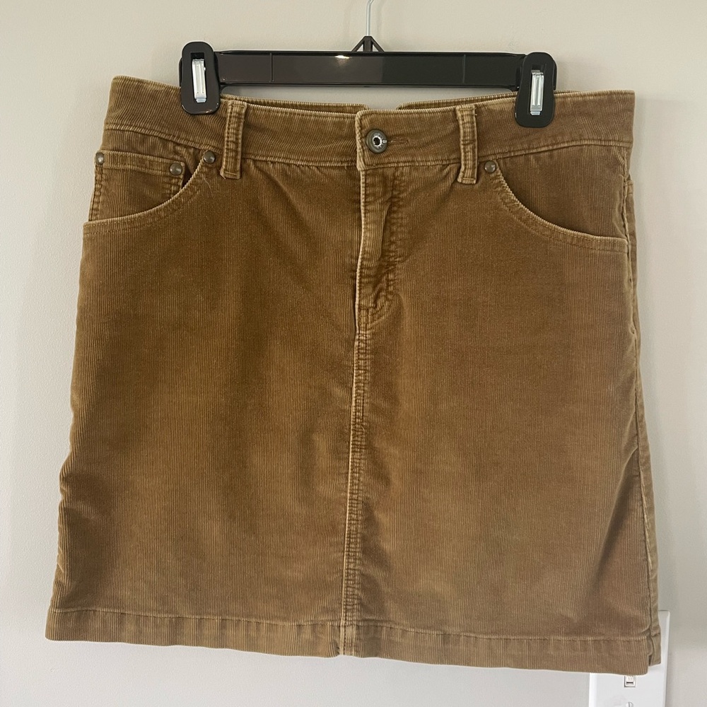 GAP Tan Corduroy Mini Skirt